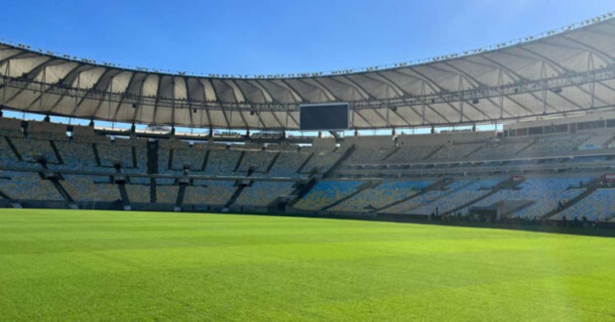 Gramado do Maracanã recebe reparos para receber jogos decisivos