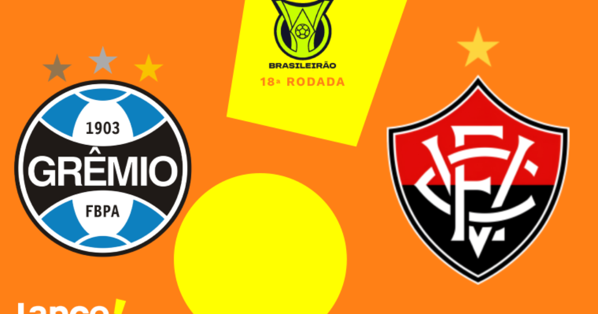 Grêmio x Vitória: transmissão, horário e escalações do jogo pelo Brasileirão