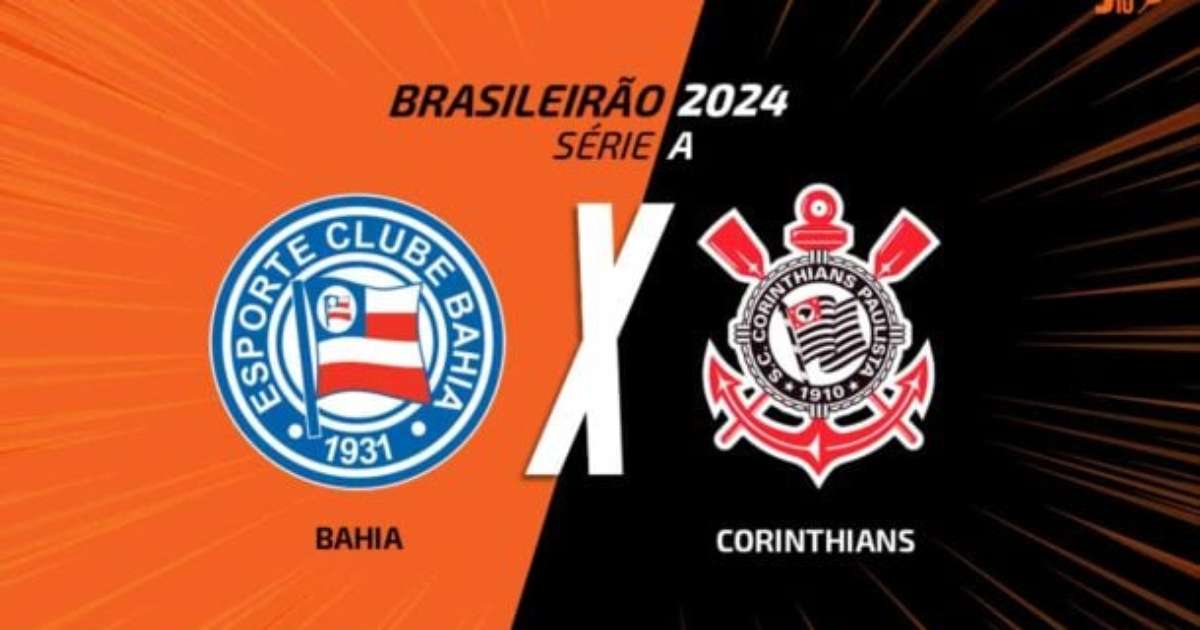 Bahia e Corinthians se enfrentam ao vivo com a narração do Voz do Esporte