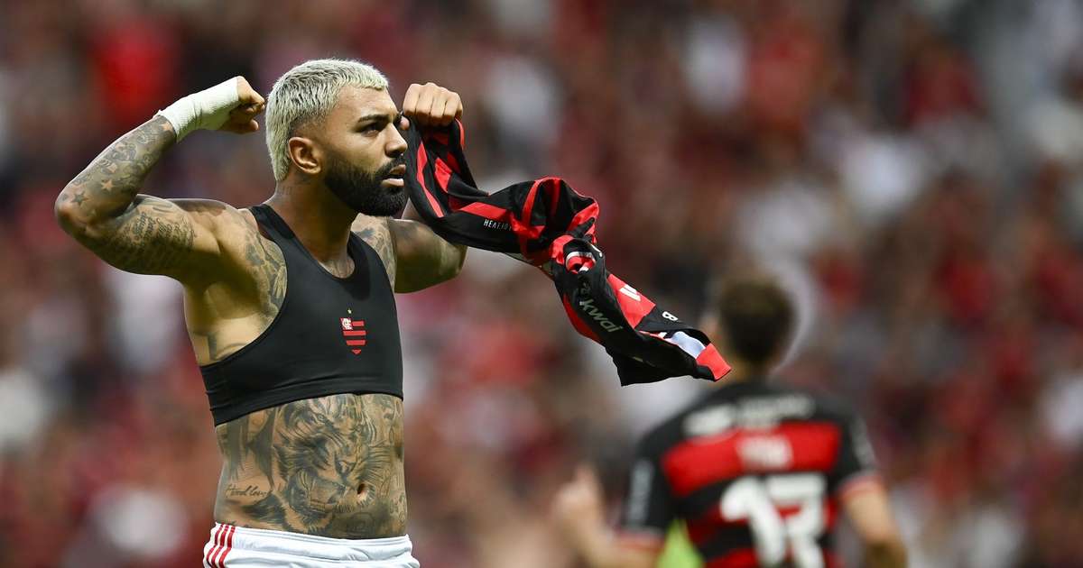 Gabigol marca primeiro gol após resolução do impasse contratual com o clube