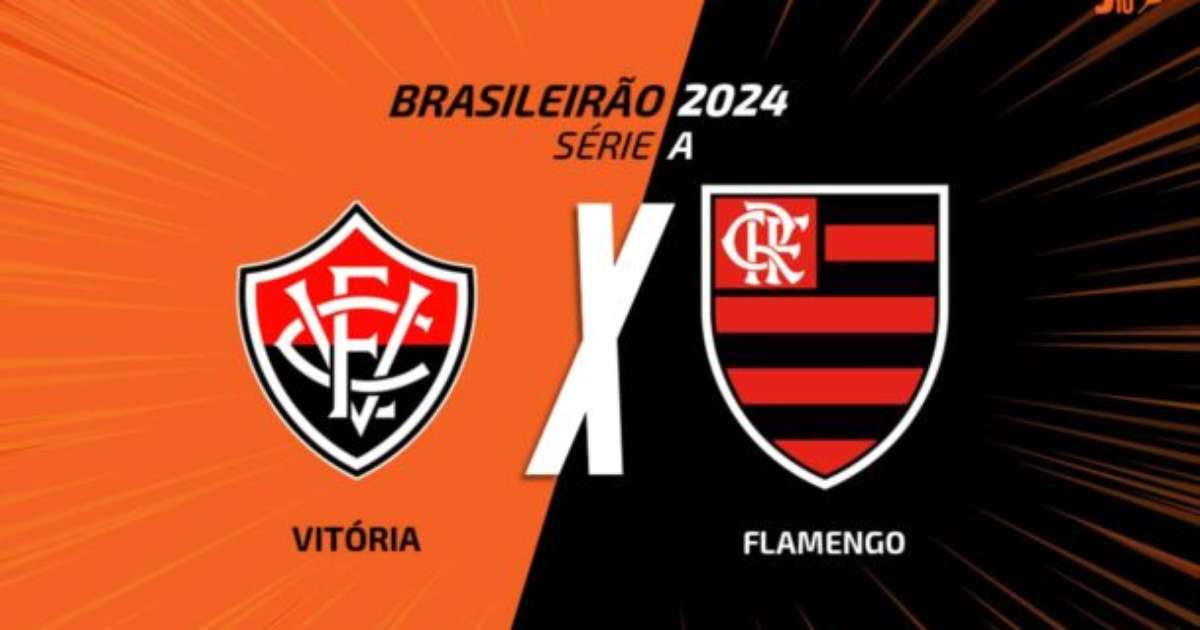 Vitória x Flamengo: transmissão, times e arbitragem para o confronto.