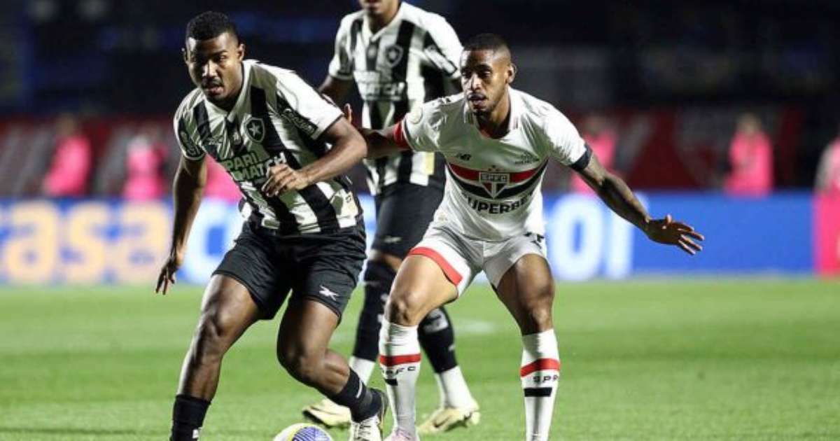 Em jogo de quatro gols, São Paulo e Botafogo empatam no MorumBIS