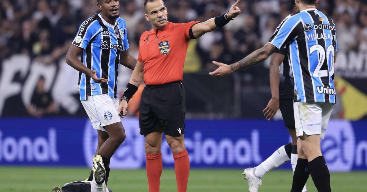 CbF oficializa árbitro para Corinthians e Grêmio na Copa do Brasil