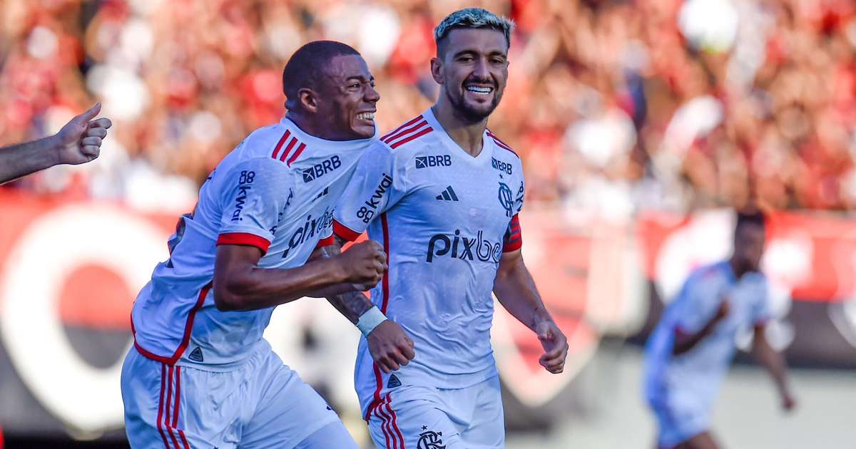 Arrascaeta brinca em post com data de previsão para conclusão de obra do estádio do Flamengo