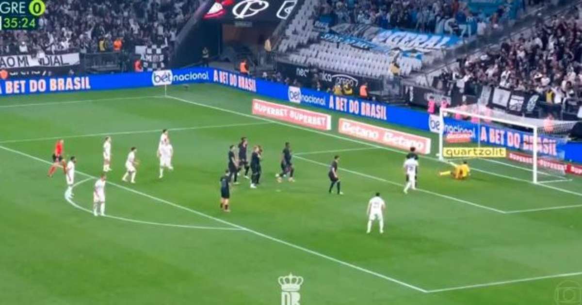 ERA O GOL DA VITÓRIA! Gol anulado nos acréscimos: Corinthians e Grêmio empatam na partida.
