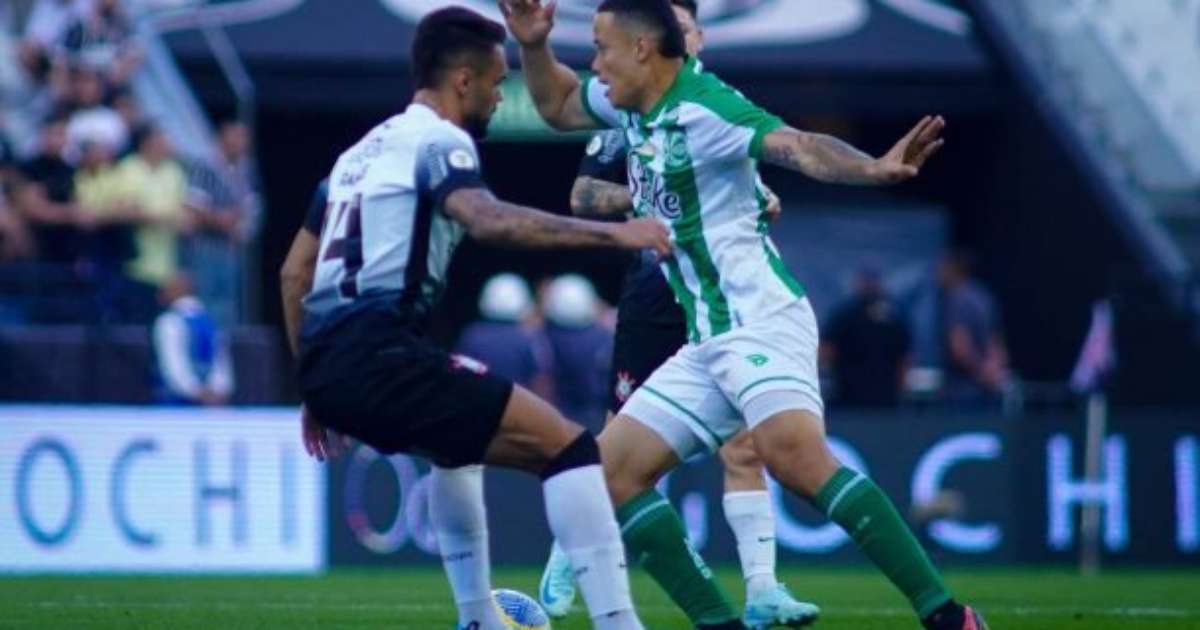 Corinthians volta ao Z-4 após empatar com o Juventude tendo dois jogadores a mais, na Neo Química Arena