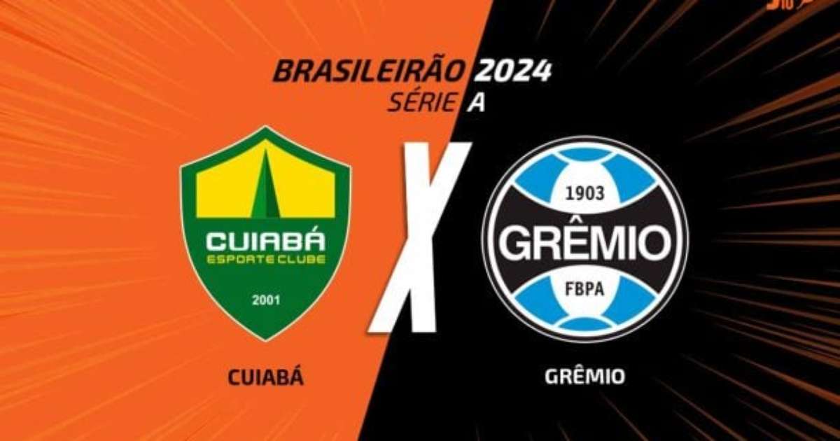 Clássico entre Cuiabá e Grêmio com narração ao vivo às 17h30