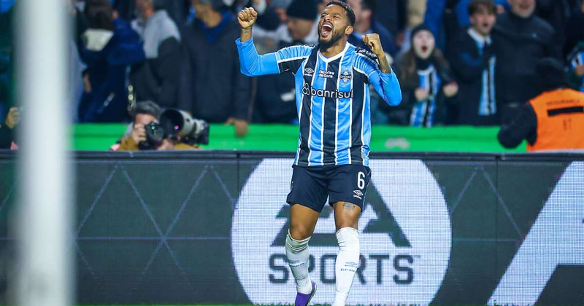 Reinaldo decide confronto do Grêmio contra o Fluminense na Libertadores.