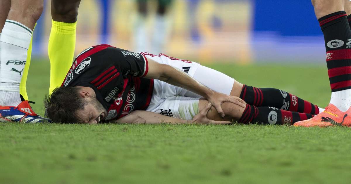 Lesão no ligamento cruciado tira Viña de partidas do Flamengo em 2024