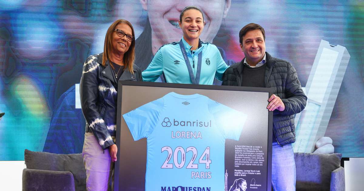 Grêmio parabeniza goleira Lorena por conquista da medalha de prata olímpica