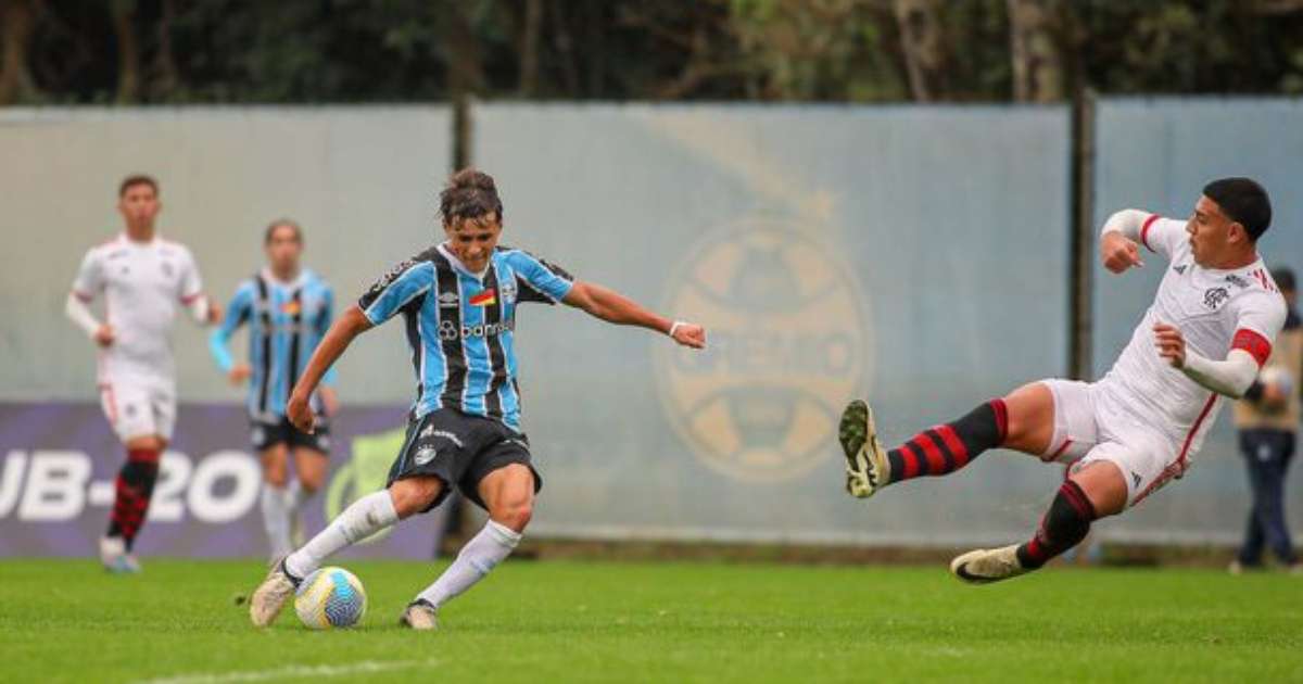 Flamengo supera Grêmio e alcança vice-liderança do Brasileirão Sub-20
