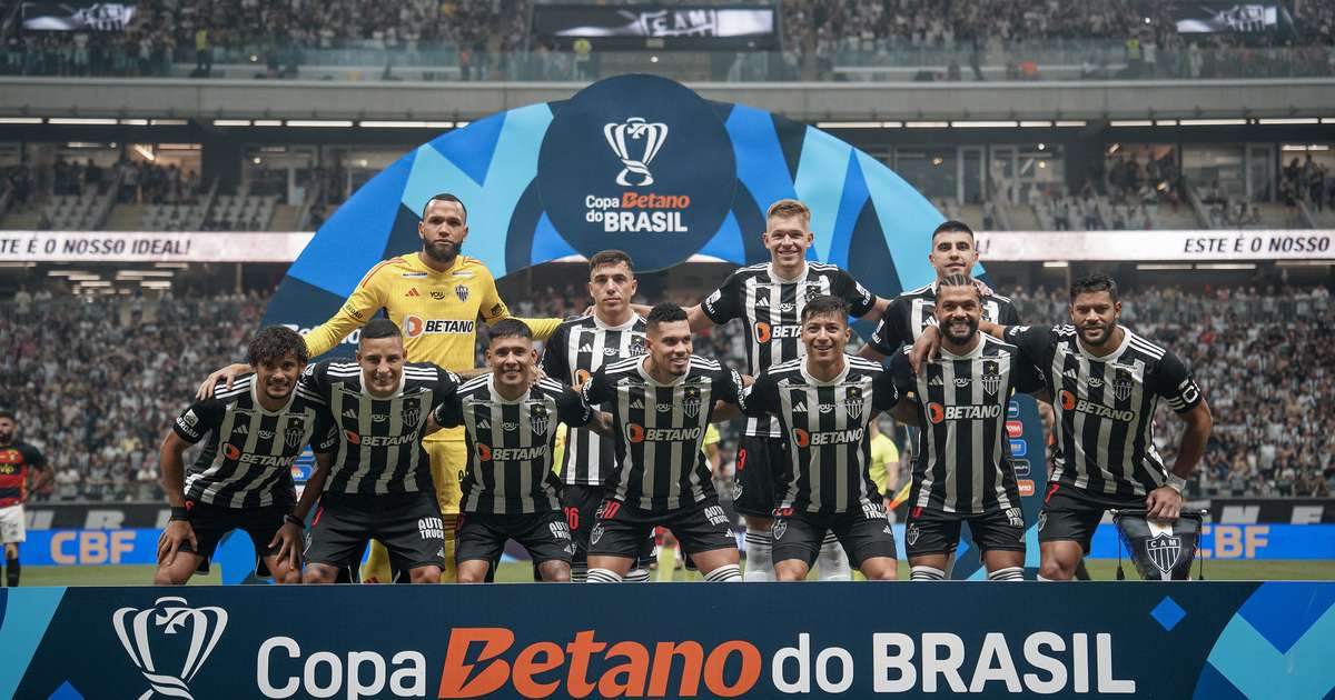 O Atlético-MG enfrenta o São Paulo nas quartas de final da Copa do Brasil