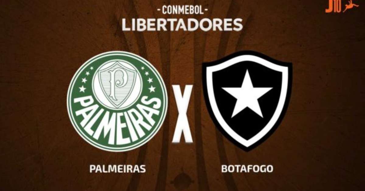 Jogo entre Palmeiras e Botafogo ao vivo com narração esportiva às 20h.