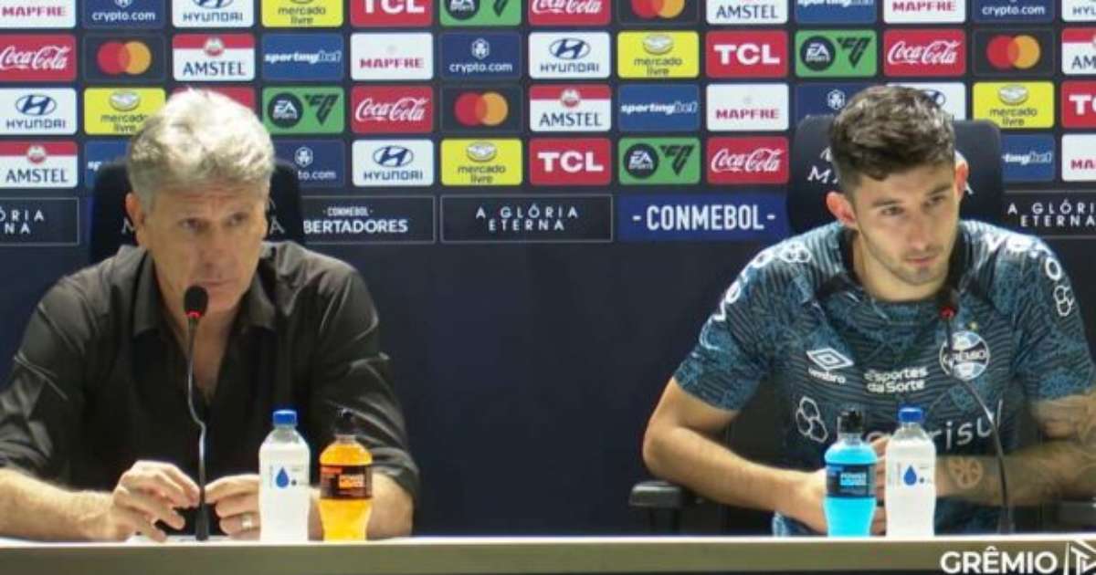 Renato Gaúcho analisa desempenho irregular do Grêmio na Libertadores.