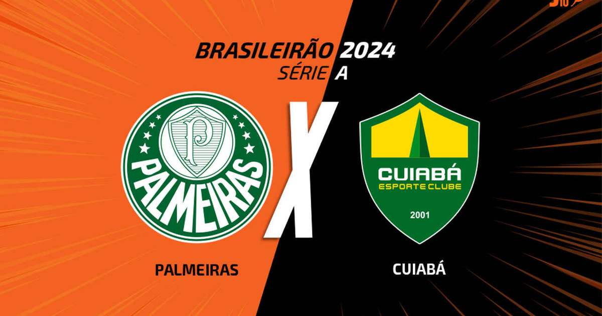 Palmeiras x Cuiabá: transmissão, times e arbitragem na partida de futebol.