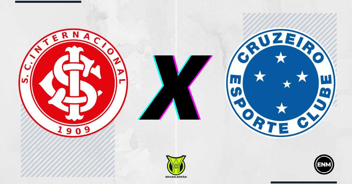 Internacional x Cruzeiro: Escalações, transmissão, histórico e palpites do confronto.