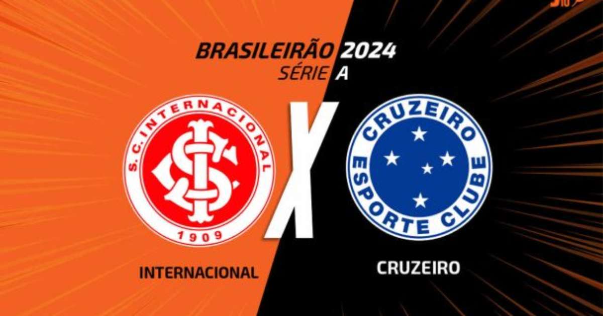 Internacional x Cruzeiro: transmissão, times e arbitragem da partida de futebol.