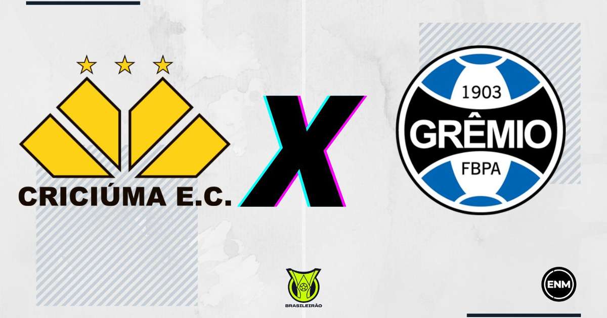 Criciúma x Grêmio: escalações, arbitragem, transmissão, retrospecto e palpites do confronto.