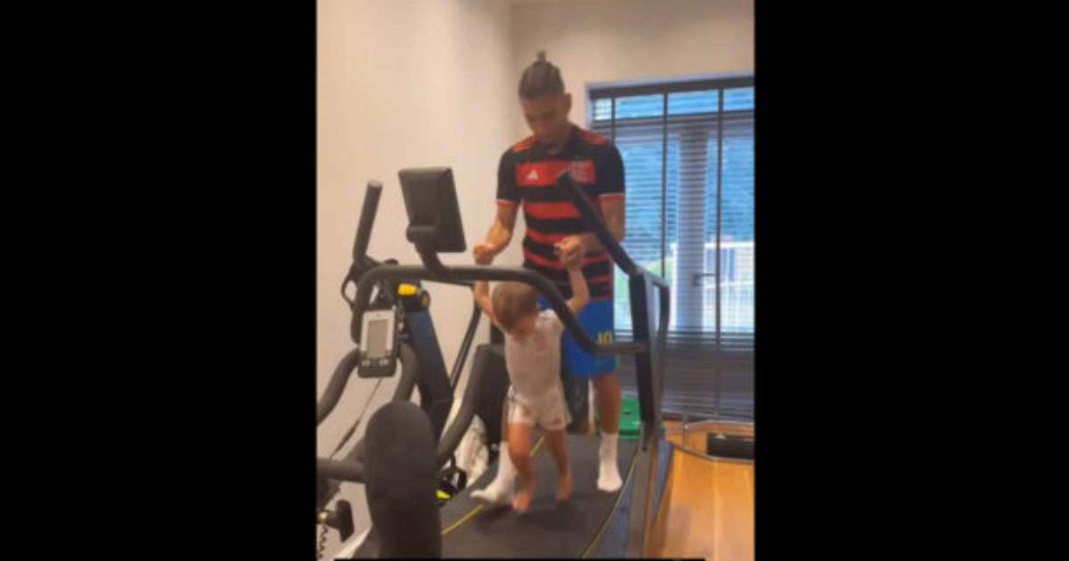 Vestido de Flamengo, Andreas Pereira brinca com projeto Ney nas redes sociais