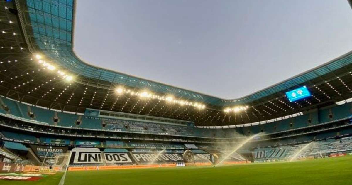 Ingressos à venda: Grêmio marca retorno à Arena com venda de ingressos.