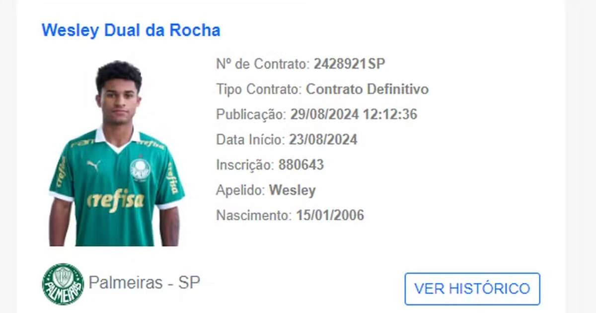 Palmeiras inscreve ex-Barcelona no BID para fortalecer sub-20