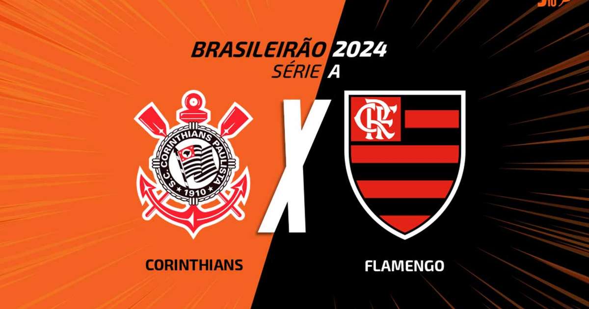 Corinthians x Flamengo: Onde assistir, escalações e arbitragem no Futebol Brasileiro.
