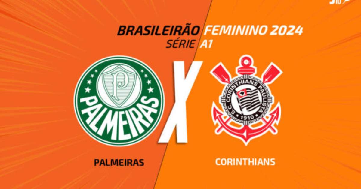 Palmeiras x Corinthians (feminino): transmissão, escalações e arbitragem na final.