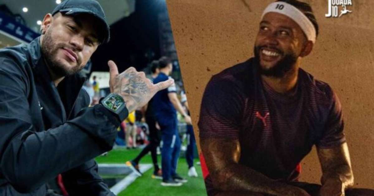 Neymar envia mensagem a Depay e é convidado por reforço do Corinthians.