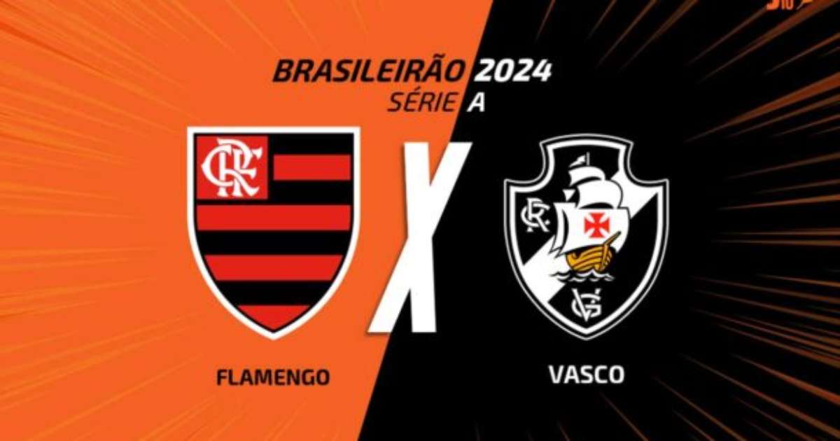 Flamengo e Vasco se Enfrentam ao Vivo com Narração Esportiva às 17h.