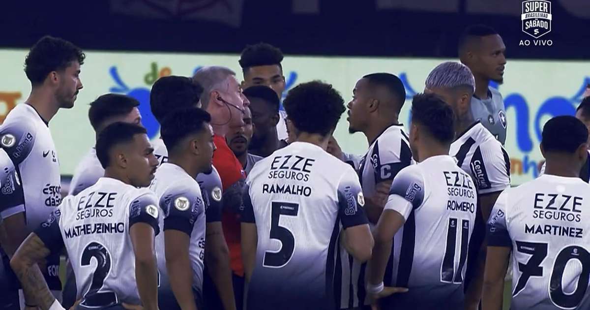 Atraso inusitado na partida entre Botafogo e Corinthians provoca mudanças no cronograma