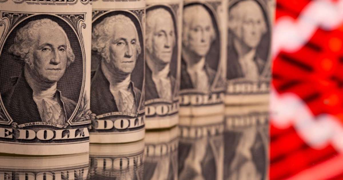 Dólar à vista fecha em baixa de 0,48%, a R$5,4601 na venda