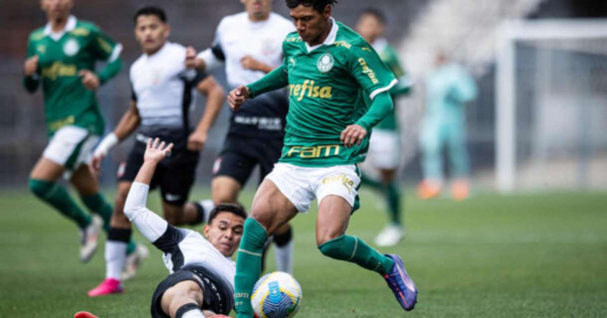 Corinthians e Palmeiras empatam no primeiro jogo das quartas de final do Brasileirão Sub-17