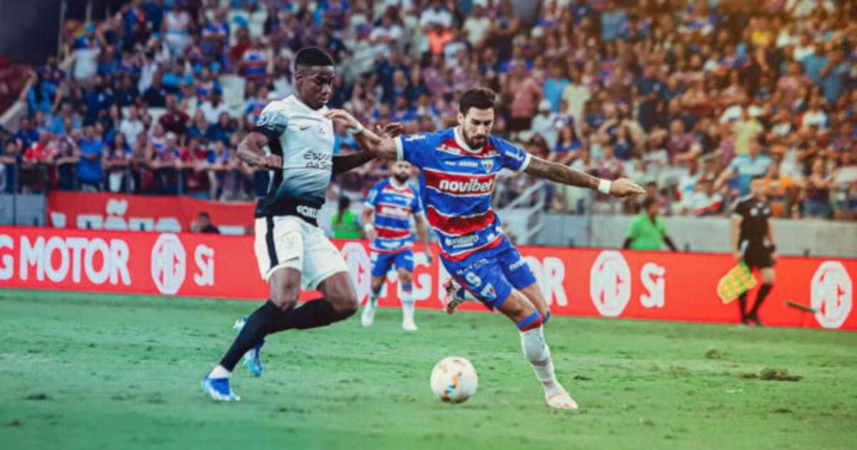 Corinthians vence Fortaleza e quebra sequência de jejuns no Campeonato Brasileiro.