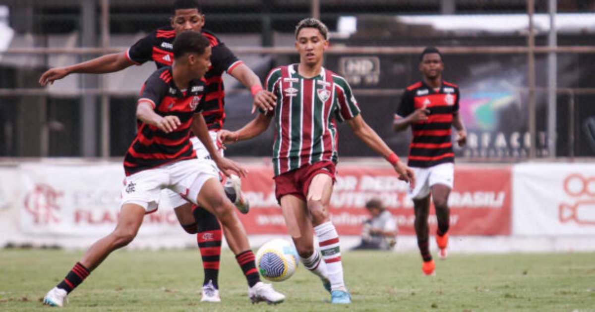 TROPEÇOU! Flamengo empata com o Fluminense nas quartas do Brasileirão Sub-17