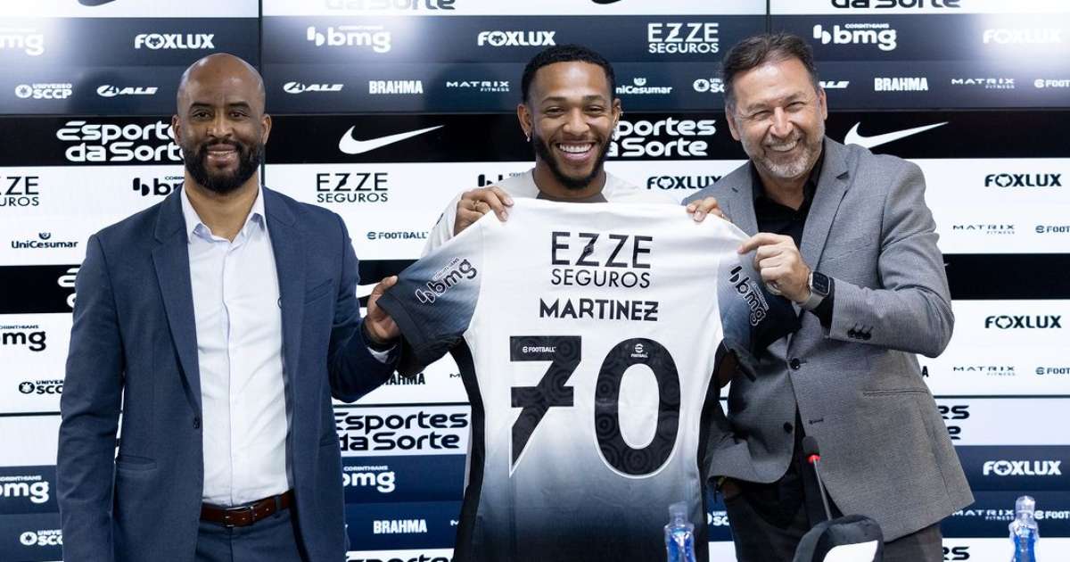 José Martínez elogia genial recepção do Corinthians em anúncio oficial.
