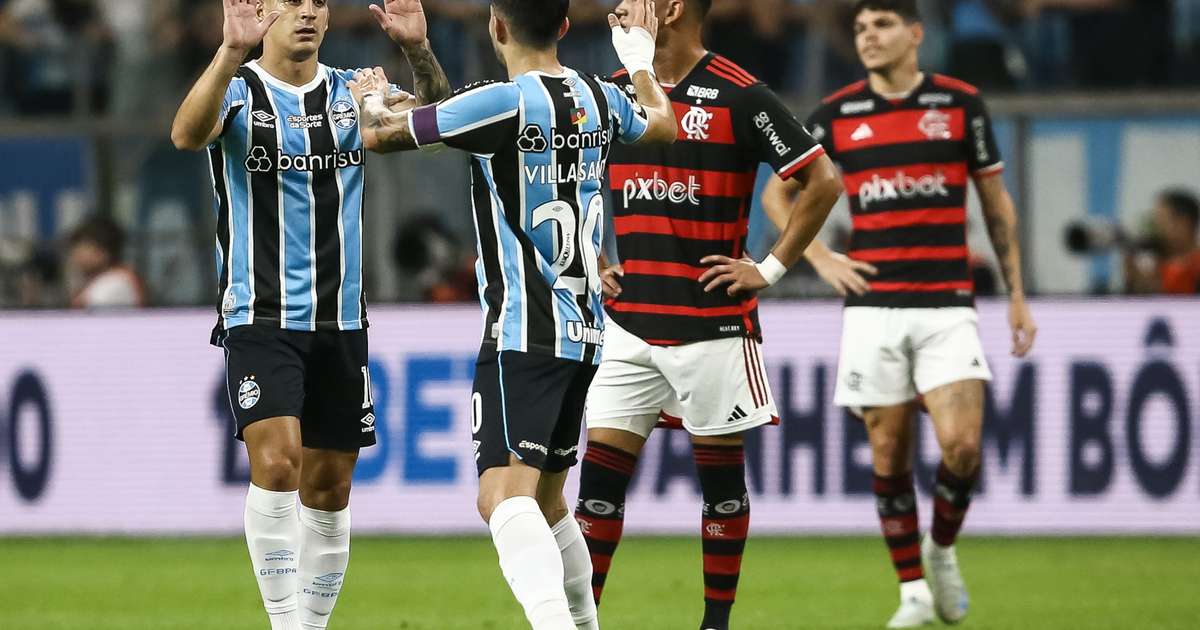 Grêmio supera Flamengo e reage no Brasileirão