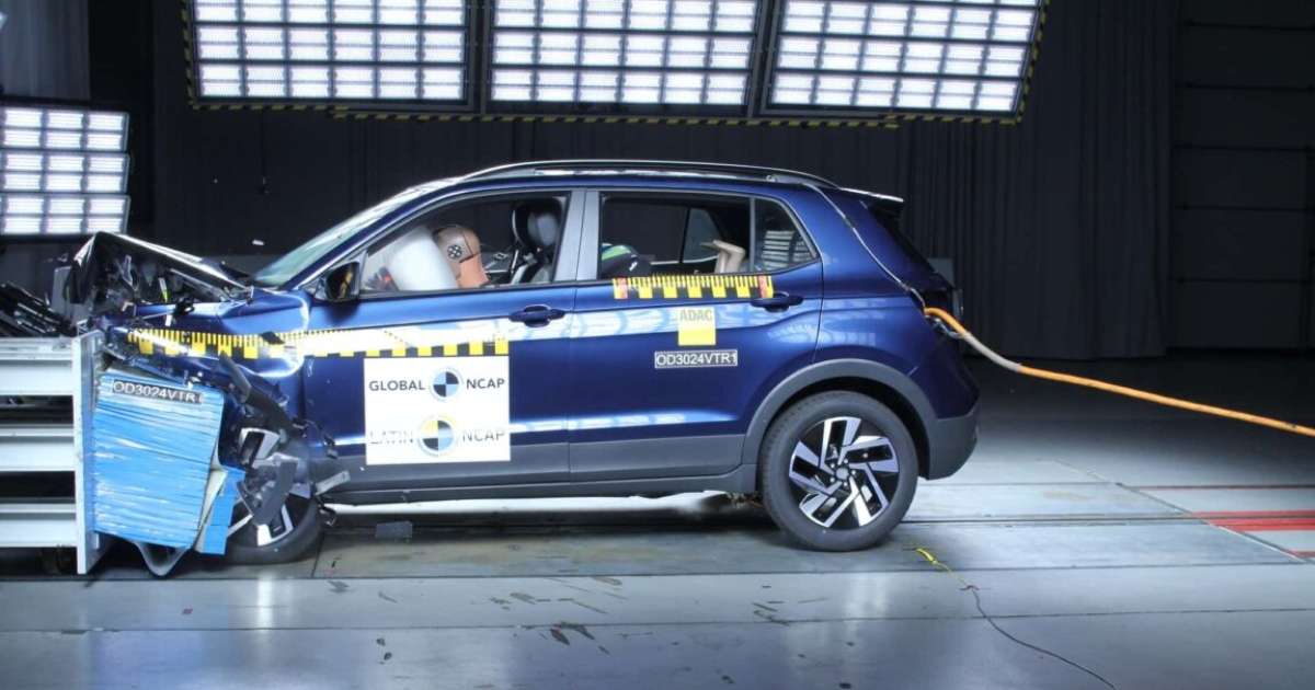 Volkswagen T-Cross 2025 obtém 5 estrelas no Latin NCAP