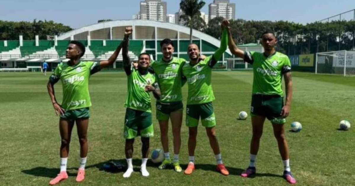 Lesionados do Palmeiras treinaram nesta segunda