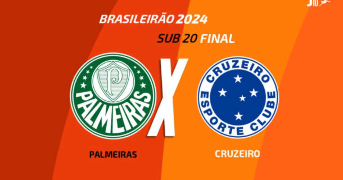 Transmissão, times e arbitragem de Palmeiras x Cruzeiro no Brasileirão Sub-20