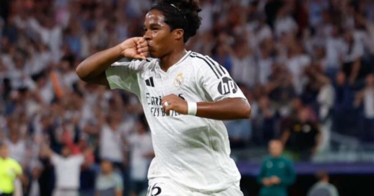 BÔNUS ALTO:  Endrick titular no Real Madrid pela Champions League gera bônus para o Palmeiras