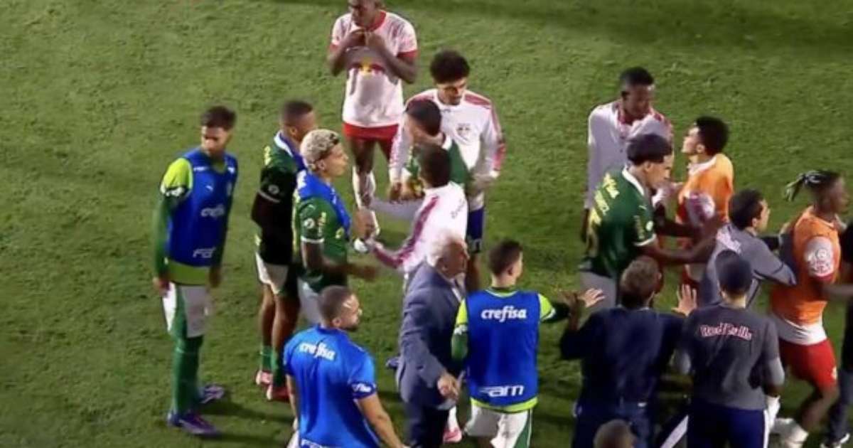 Discussão entre Comissões Técnicas de Palmeiras e Bragantino Após Partida no Brasileirão