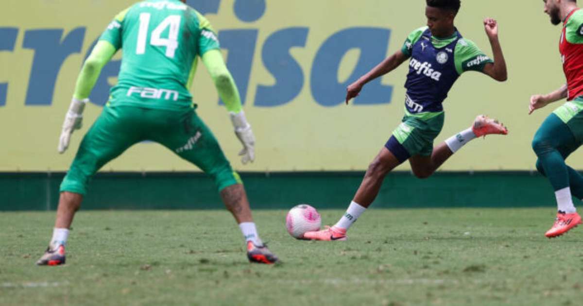 Palmeiras Deve Ter Estêvão Como Titular Contra o Juventude; Confira Escalação Provável.