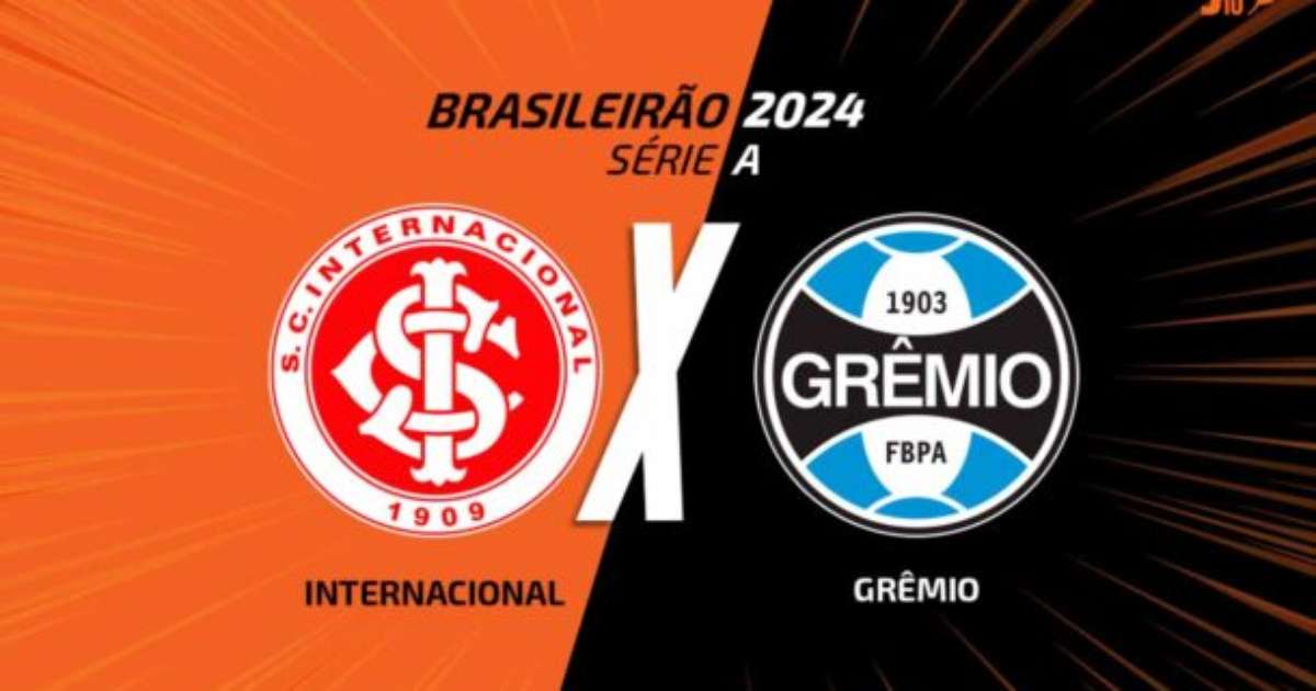 Internacional x Grêmio: partida, escalações e arbitragem no futebol brasileiro.