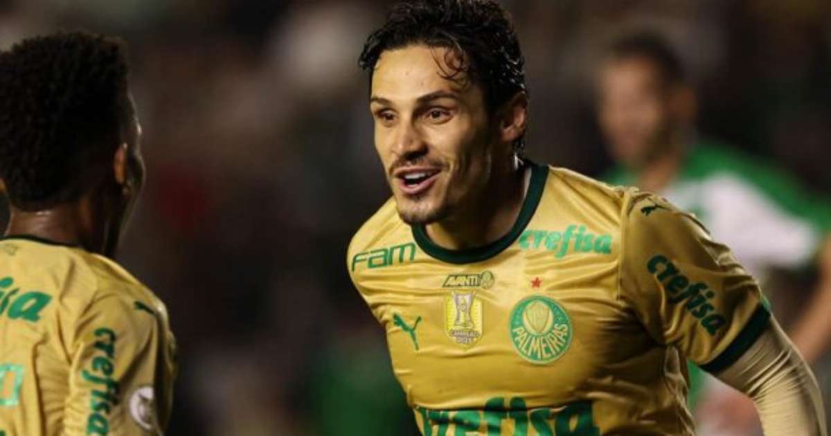 Palmeiras Alcance Marca Importante Com Artilheiro Raphael Veiga Celebrando Gols