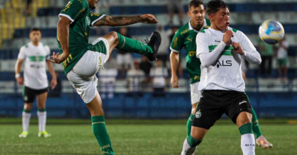 Palmeiras empata com Coritiba e garante vaga nas quartas da Copa do Brasil Sub-20