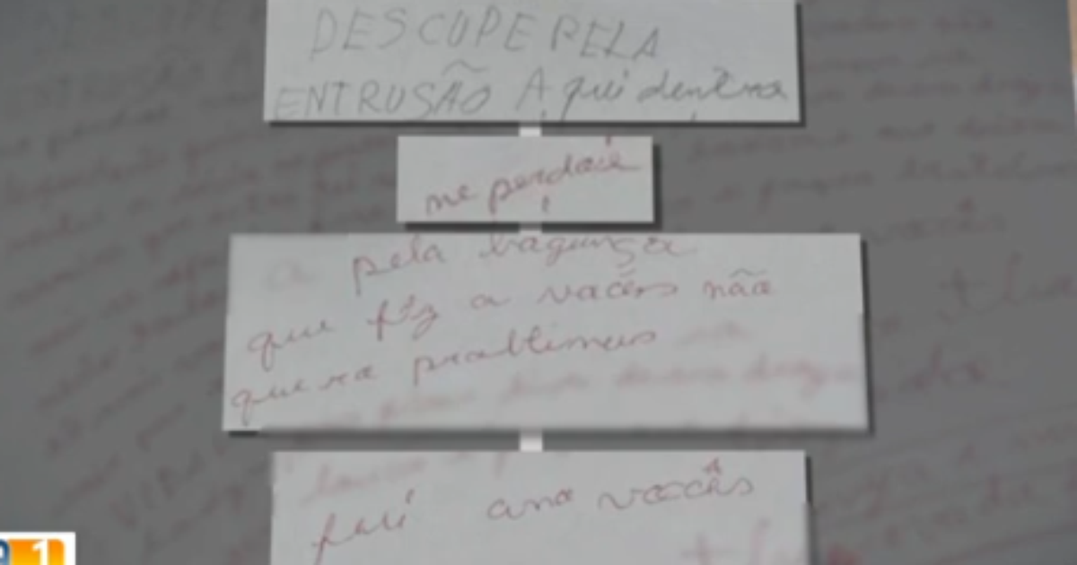 Ladrão deixa bilhete pedindo desculpas após furtar estabelecimentos em Goiás