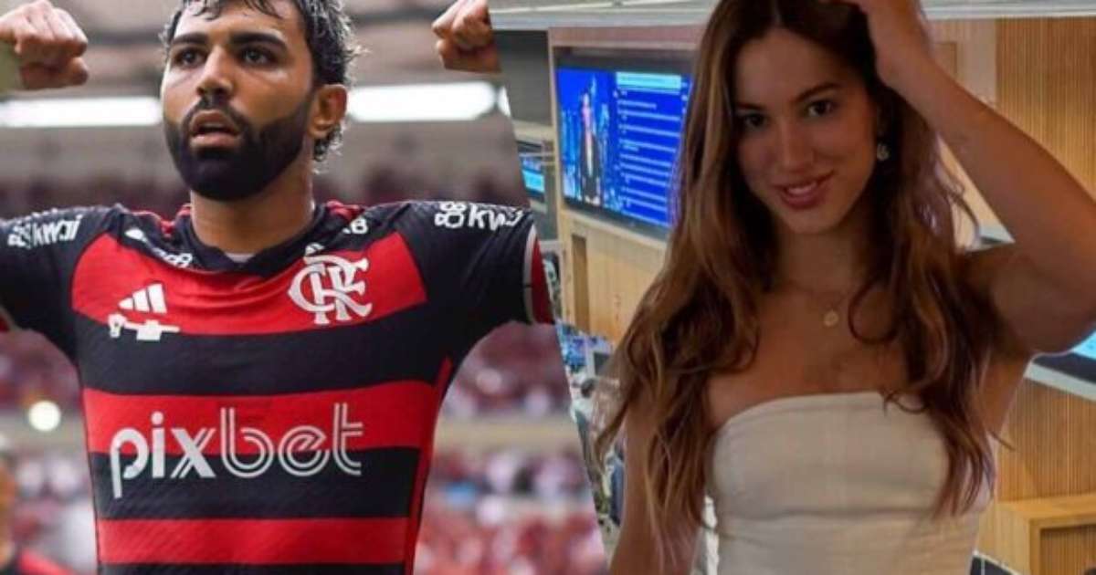 Gabigol, do Flamengo, é flagrado beijando influenciadora em suposto affair.