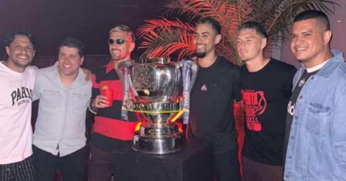 Flamengo: Arrascaeta brilha em festa do título; Gabigol não comparece.