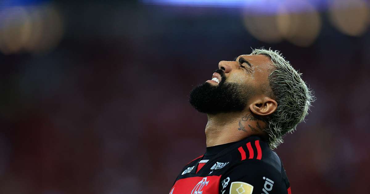Gabigol é afastado de partida contra o Atlético-MG pelo Brasileirão.