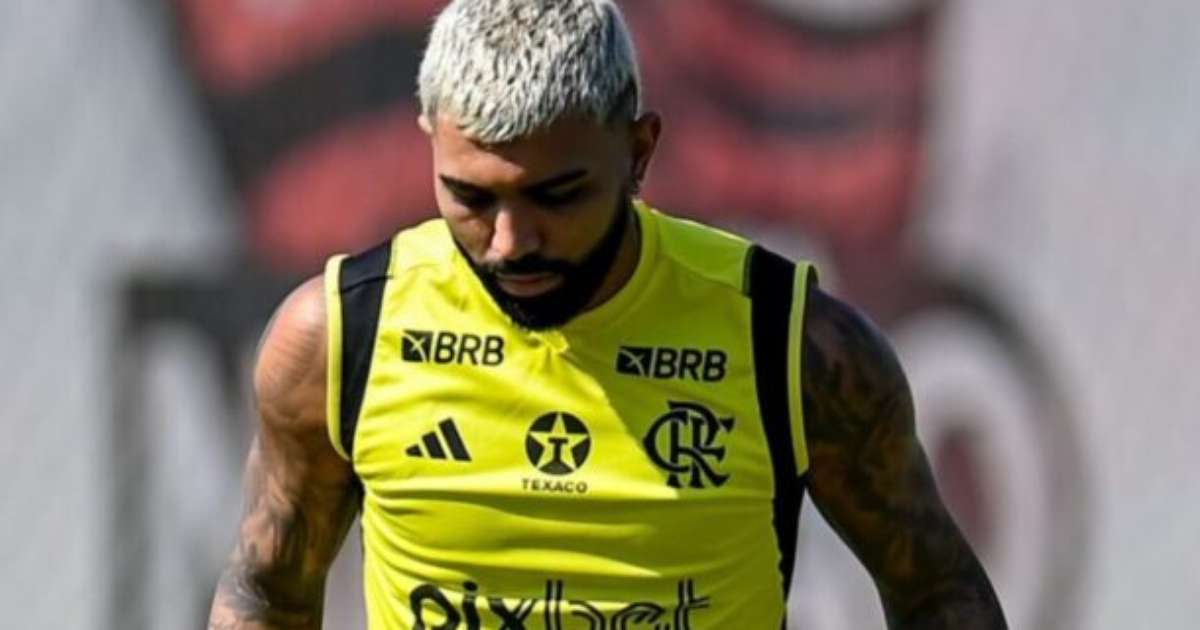 Gabigol relacionado para próximo compromisso do Flamengo